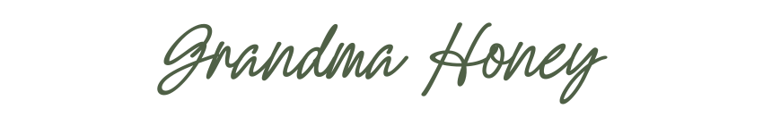 Grandma Honey In dark olive green